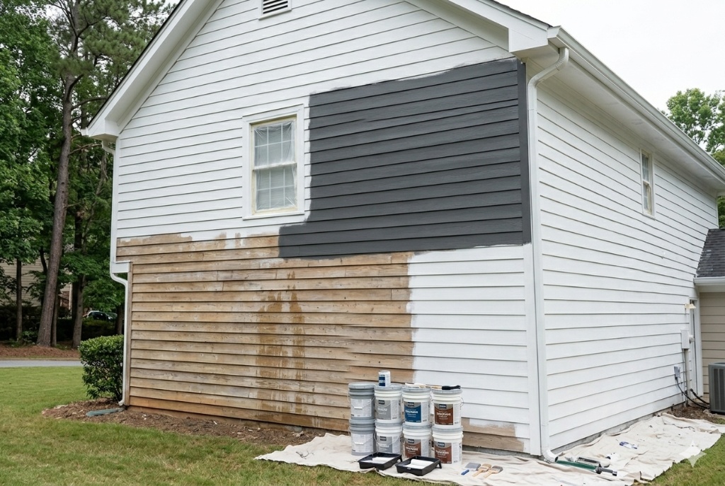 Exterior House Painting — Atlanta Handyman Service